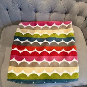 Jonathan Adler Multicolor Scallop Accent Pillow covers 22 x 22